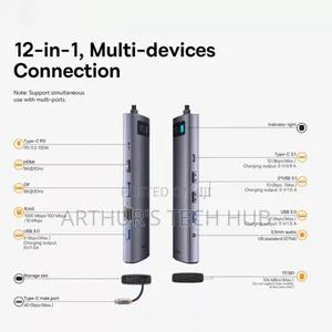 Baseus 12-in-1 Multifunctional Type-C HUB