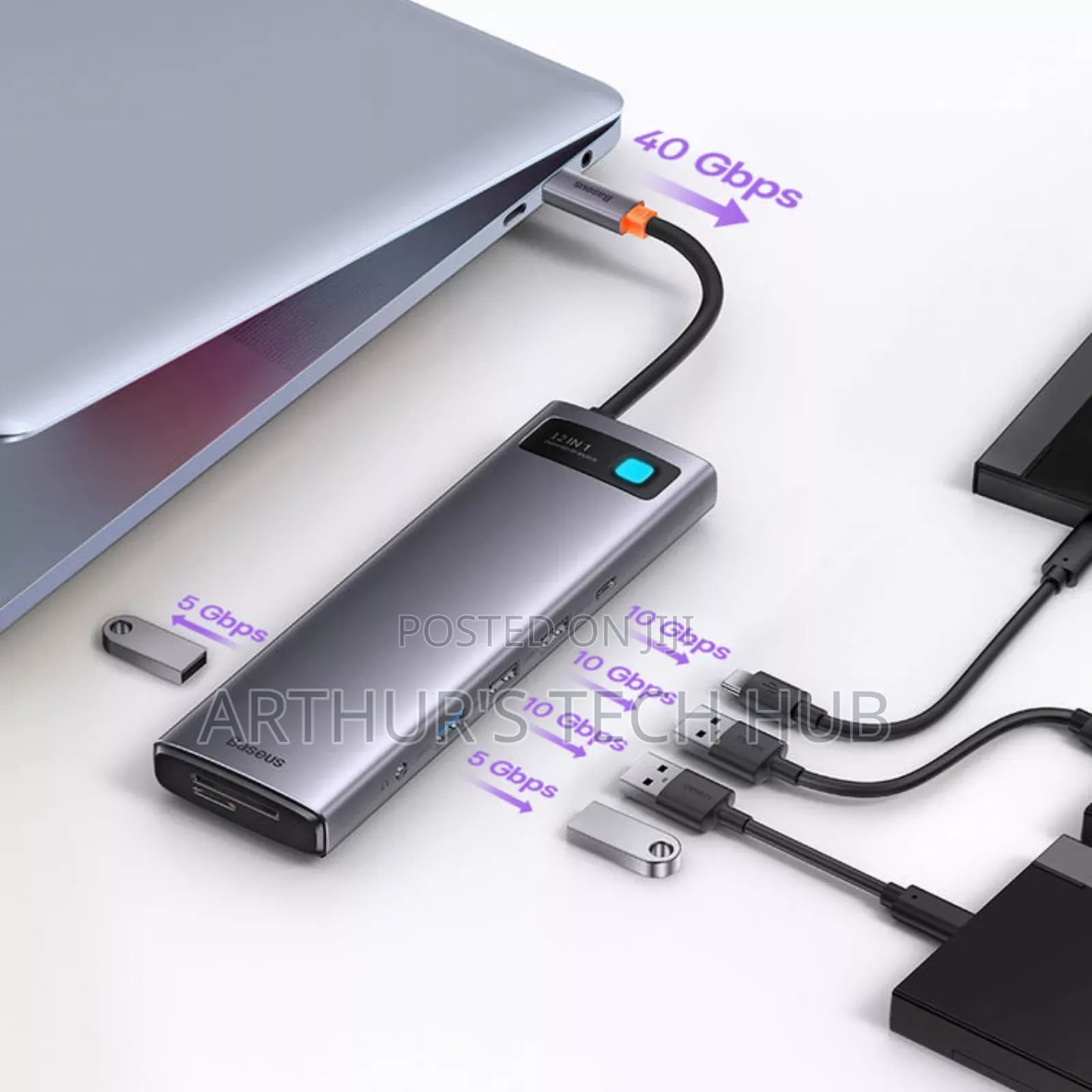 Baseus 12-in-1 Multifunctional Type-C HUB