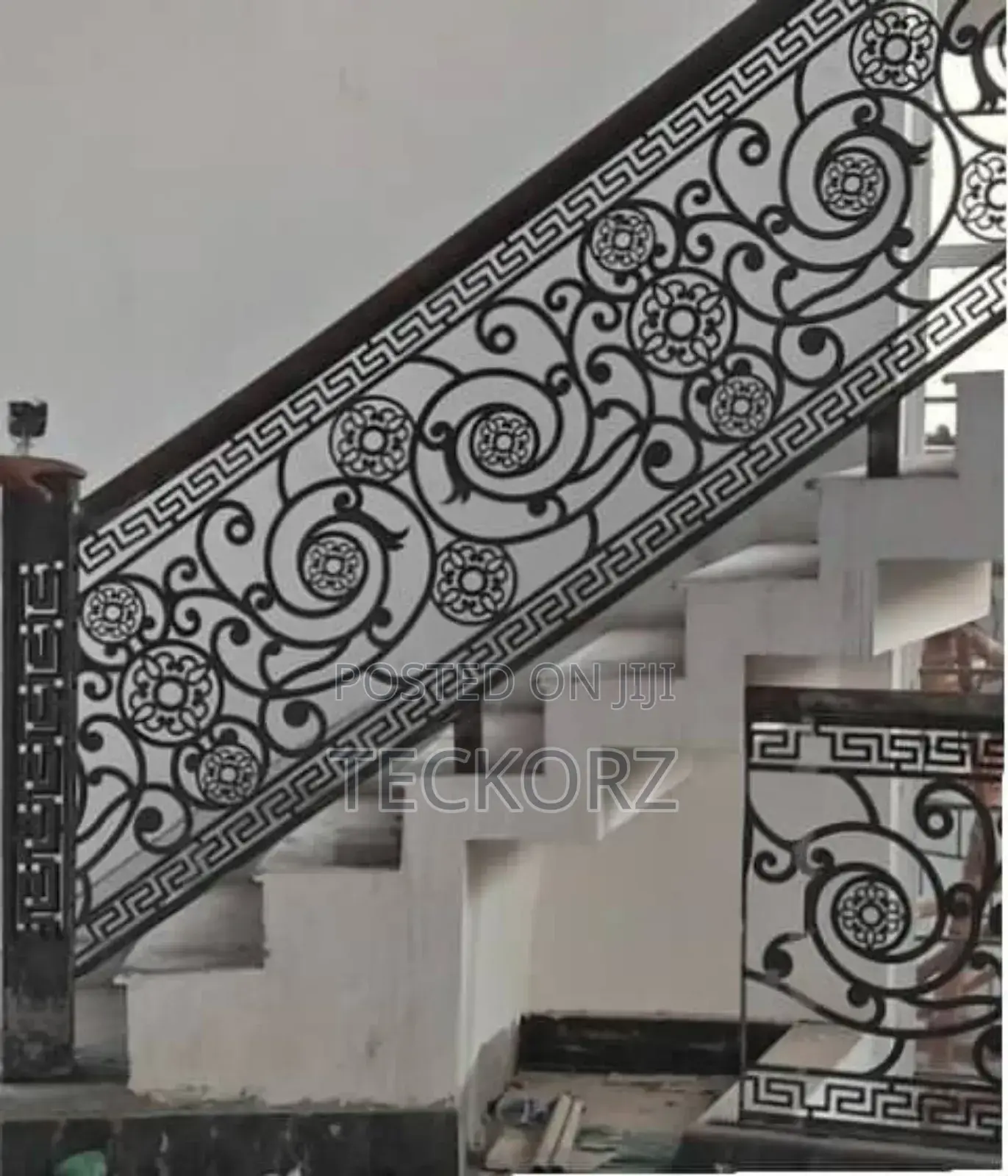 Modern CNC Staircase Railing Design