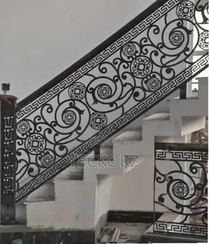Modern CNC Staircase Railing Design