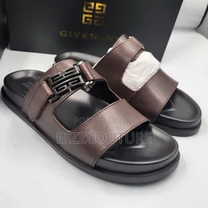 Original Givenchy Leather Slippers Available in Store