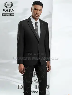 Quality Corporate Black Daro 2pcs Gentle Men’S Suit