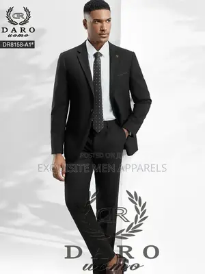 Quality Corporate Black Daro 2pcs Gentle Men’S Suit