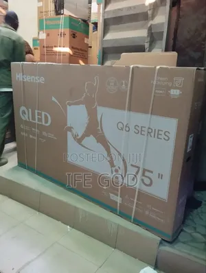 Original Hisense 75" QLED 4KUHD Smart TV Bluetooth USB Etc