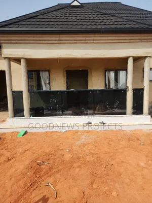 Dark Gray Glass Handrail