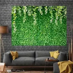 Artificial Grass and Flower 