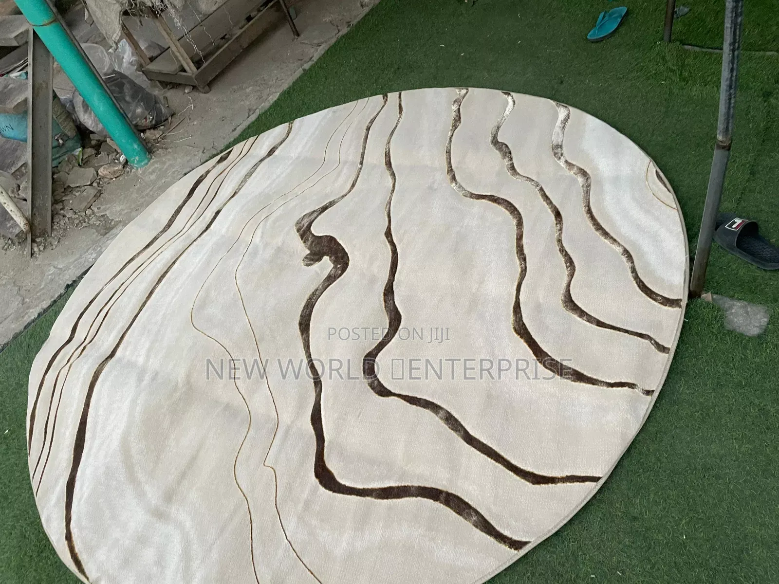 7 Feets Modern Round Centre Rug