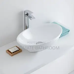 42x32cm Egg Shape Counter Top Basin