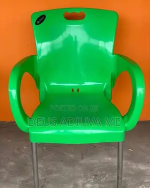Plastic Chair for Outdoor With Iron Leg