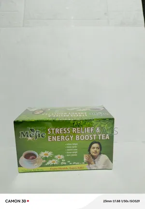 Stress Relief and Energy Boosts Herbal Tea Smiley