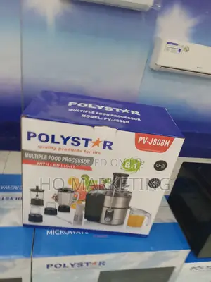 Polystar 75mm Multiple Food Processor With Mill Jar-Pv-J808h