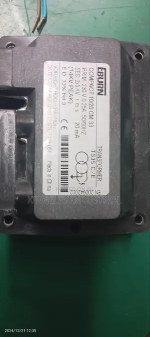Burner Feeder Ignition Transformer 10kvp 20AH