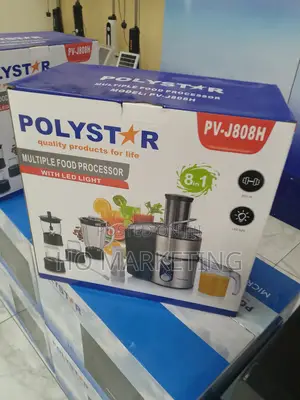 Polystar Stainless Steel Juicing Fruits Processor Pv-J808h