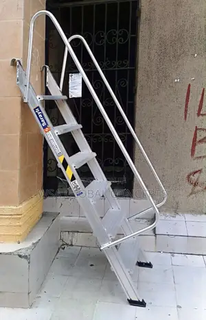 6 Steps Upstrong Aluminum Containers Offloading Ladder
