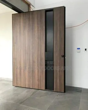 Pivot Door Fabricated by Able Home Doors Made in Nigeria