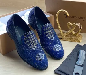 Top Quality Billionaire Blue Unique Shoe