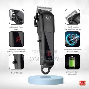KIKI NEW GAIN NG-888B Professional Cordless Hair Clipper