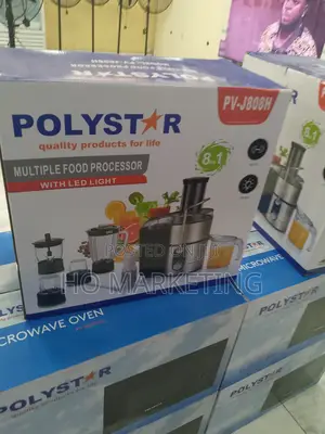 Polystar Juice Yielding Rate Low Noise Food Processor