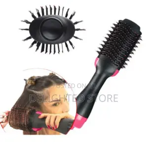 4in1 Professional Hot Air Brush –(Dryer Curler/Straightener)
