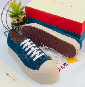 Marni Denim/Leather Sneakers