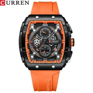 CURREN Rubber  Active Chronograph Comes With Box and Bag