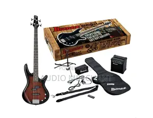 Ibanez Electric Bass Guitar,Guitar Amp Jump Start Package
