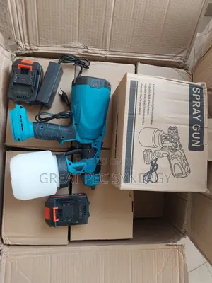 Cordless Poratble Spray Gun - 2 Batteries (21v Each)