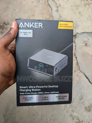 Anker Prime Charger 250w Gan Prime Usb Charging Station