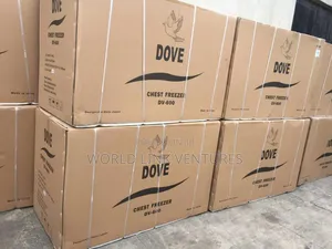 Dove Chest Freezer 600 Liters, Sliding Glass Interior Light