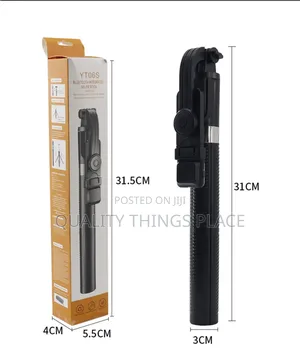 6 Feet Long Tripod Stand and Selfie Stick With Fill Light