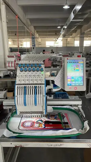 Single Head E Brother 500by800 Embroidery Machine