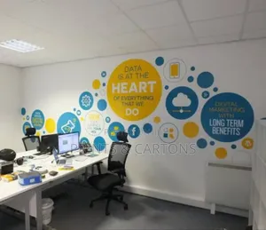Printed Wallpaper for Firms 