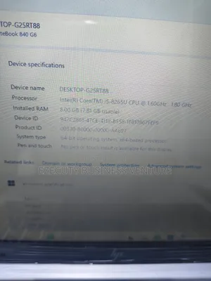 Laptop HP EliteBook 840 G6 8GB Intel Core I5 SSD 256GB