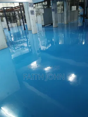 Perfect Blue Industrial Epoxy Flooring