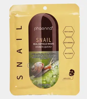 Phaenna Snail Real Ampoule Masks - 25ml