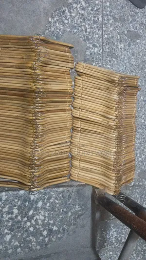 Packs And Bundles Of Wooden Hangers