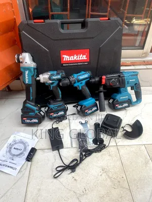 Marita Cordless Heavy Duty 4 Tools 118v 4 Batteries