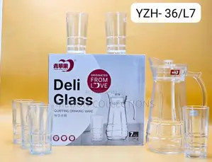 7pcs Glass Water Set Cup With Jug