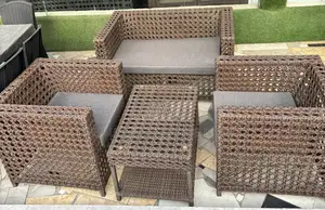 Set Of Outdoor Chairs With Center Table