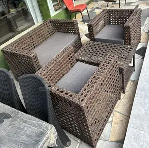 Set Of Outdoor Chairs With Center Table
