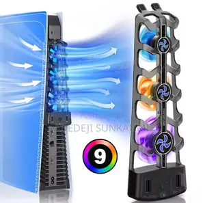 Cooling Fan for PS5 Efficient Cooling System 3-Speed
