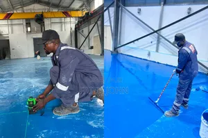 Perfect Blue Epoxy Flooring