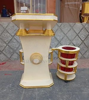 Church Offering Basket With Pulpit