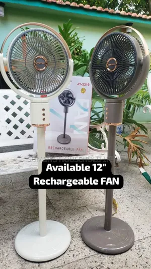 12" Rechargeable Fan