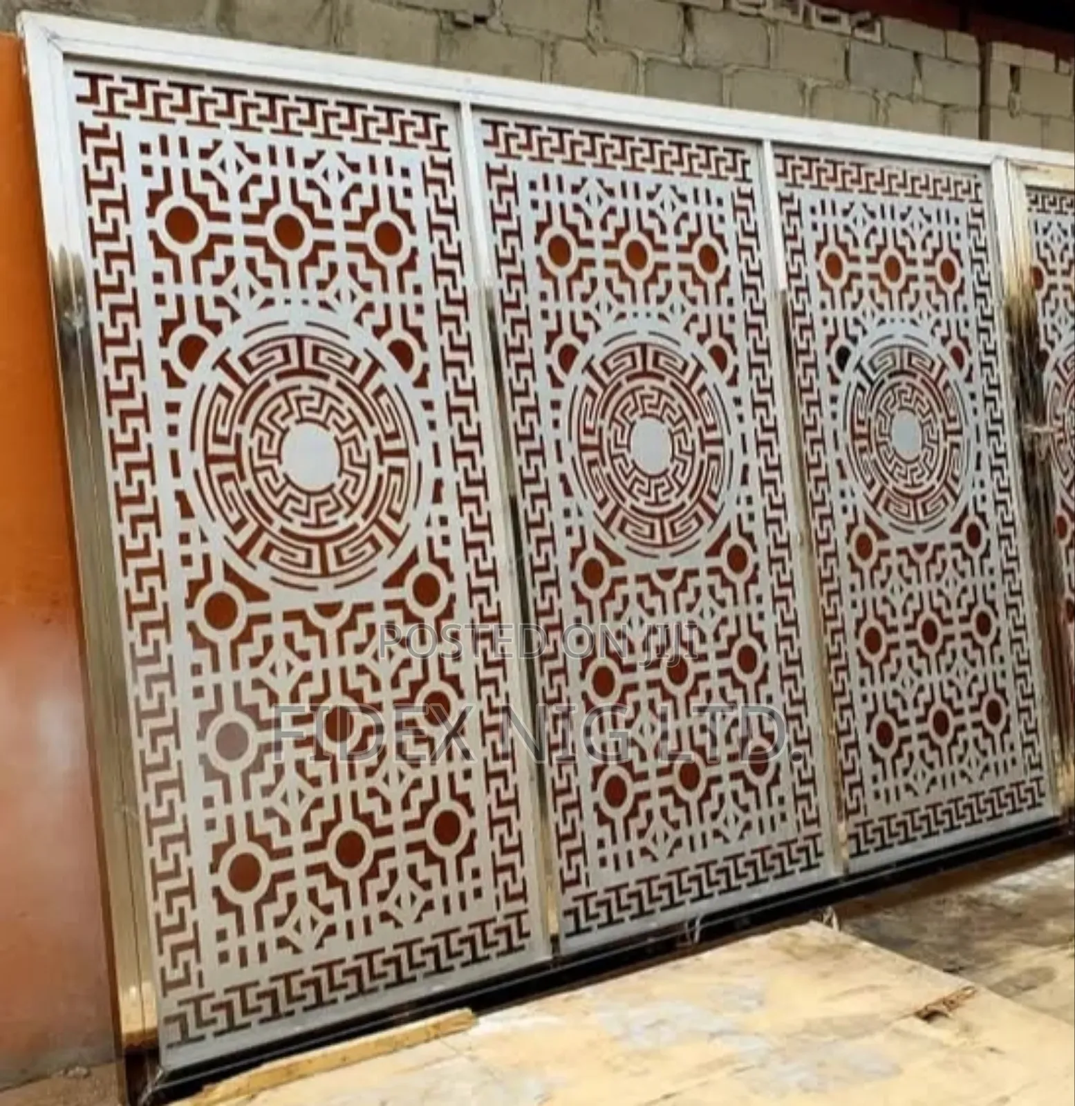 Laser Cut Stainless Gate