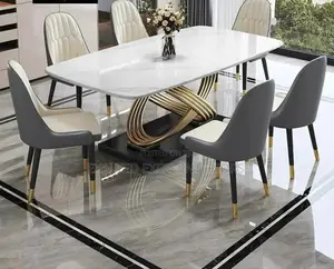 Elegant 6 Seater Marble Dining Set Perfect for Modern Homes