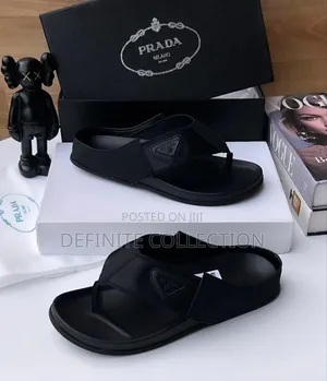 New Prada Leather Slipper