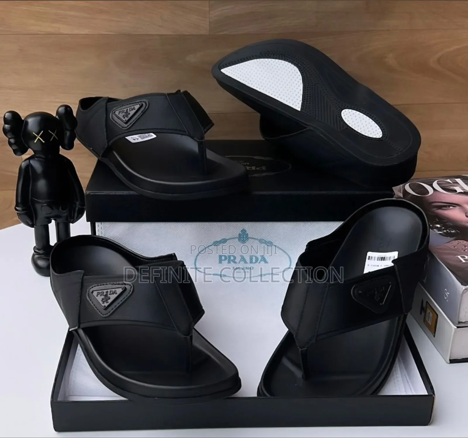 New Prada Leather Slipper
