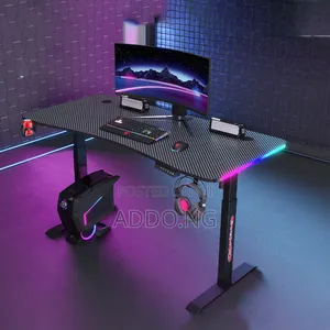 Electric Adjustable Desk With RGB Lights 1.2 Meter
