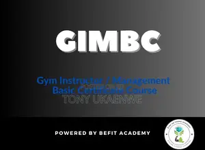 Gym Instructor Management Certification